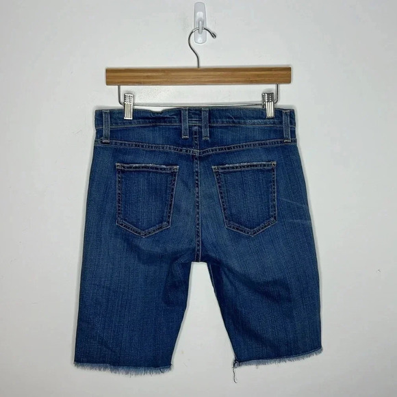 CURRENT/ELLIOT The Bermuda Short Denim Jorts Jean Worn Vintage Style Shorts - Picture 6 of 10